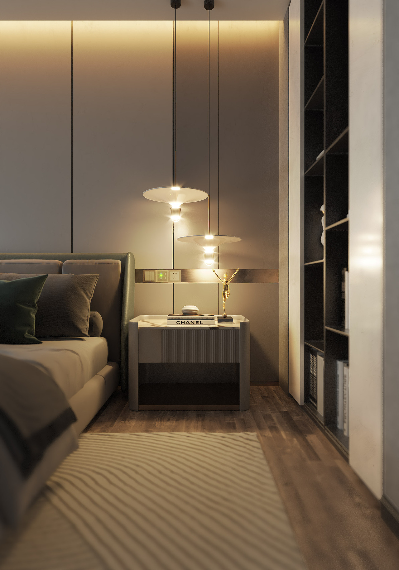 现代卧室（图ZMjQ3OTk4ODg0） - 家装设计 - 站酷设计师5个半大柠檬C原创素材 - 站酷ZCOOL