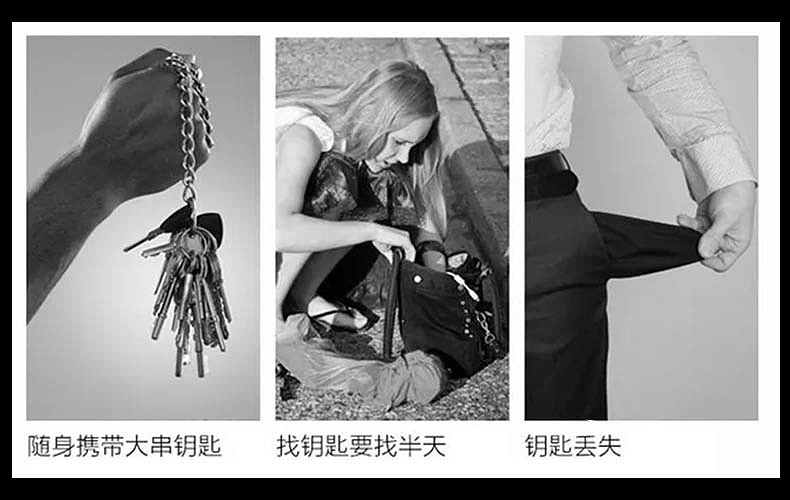智能锁摩托车锁主图和详情页