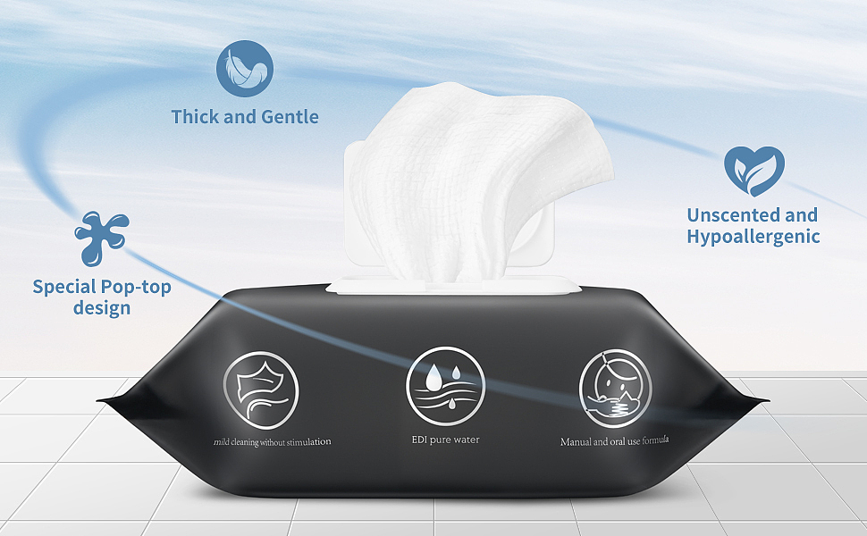 亚马逊主图设计精修婴幼儿用品湿纸巾拍摄A+设计（图ZMzUzNDQxMTg4） - 电商 - 站酷设计师蓝涂设计原创素材 - 站酷ZCOOL