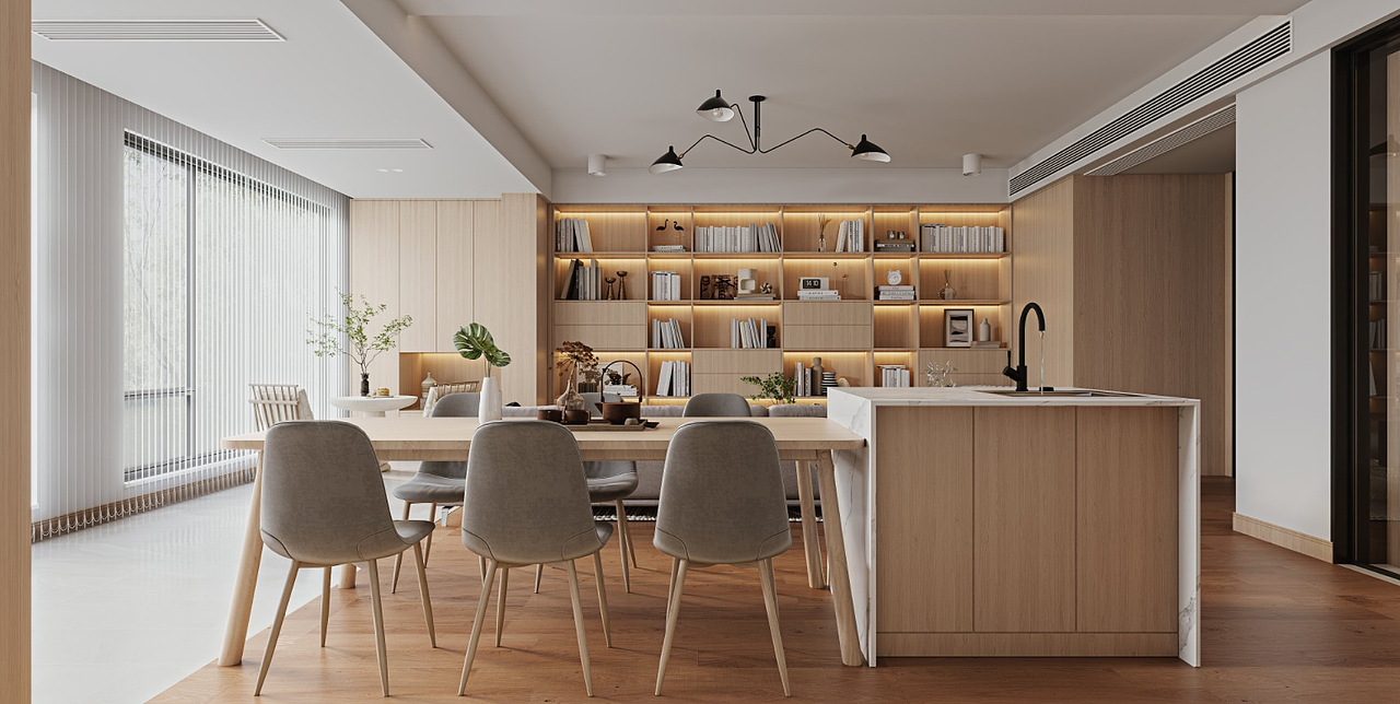 白色系简约风空间设计