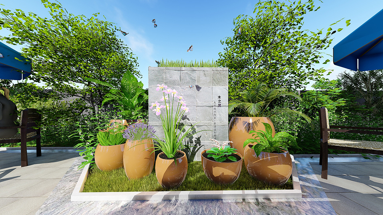 xx西餐厅屋顶花园景观设计|空间|景观设计|william0369 - 原创作品