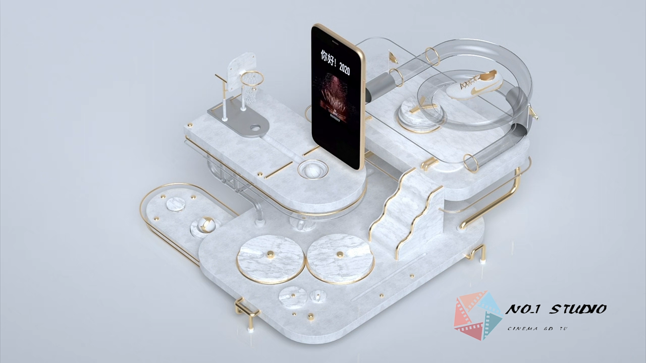 耐克球鞋广告（图ZMjAyMjYzODQw） - 其他影视 - 站酷设计师龟仙人C4D原创素材 - 站酷ZCOOL