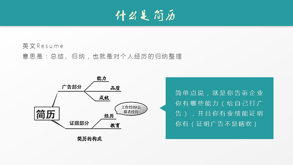 教程03-专业的简历应该这样写