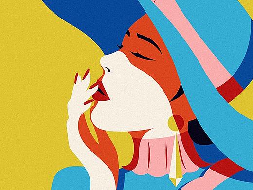 女性时尚插画