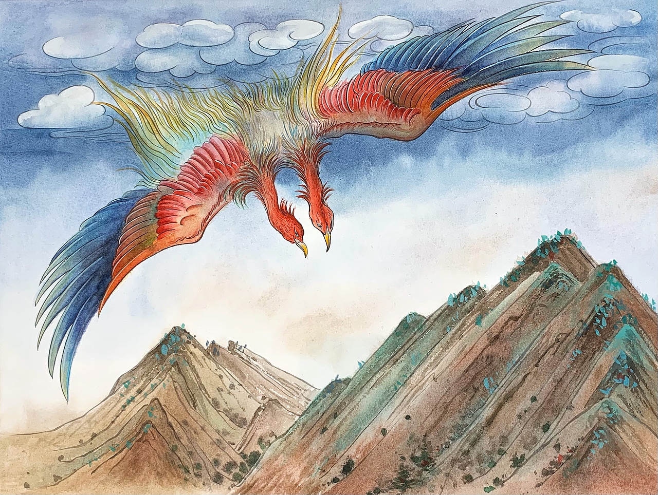 《山海经》部分（图ZMjU3NDg3MjEy） - 艺术插画 - 站酷设计师昱山原创素材 - 站酷ZCOOL