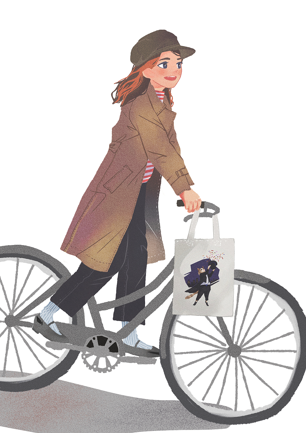 绘本风时装插画（图ZOTY3NTUxNjg=） - 商业插画 - 站酷设计师小森柚原创素材 - 站酷ZCOOL