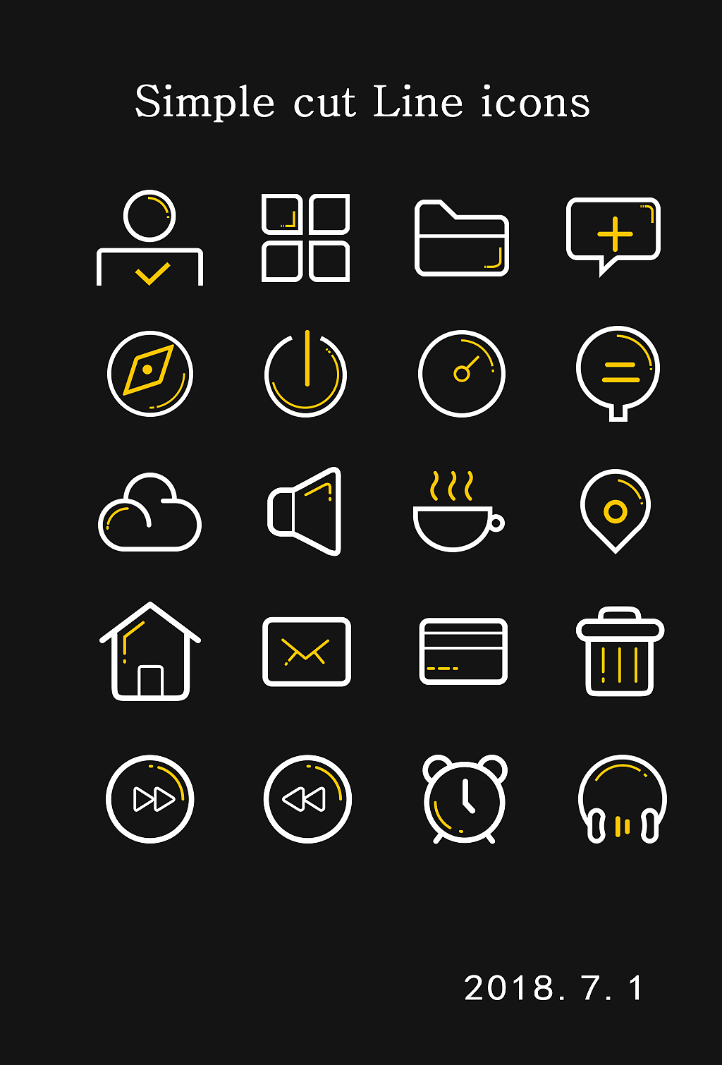 线性图标（图ZMTMxMzAyNDY4） - 图标 - 站酷设计师执笔写原创素材 - 站酷ZCOOL