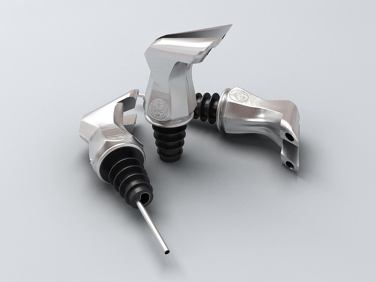 冰桶/倒酒器/酒瓶效果图（图ZMTM2ODI3Njg0） - 其他三维 - 站酷设计师沉默的卡卡原创素材 - 站酷ZCOOL