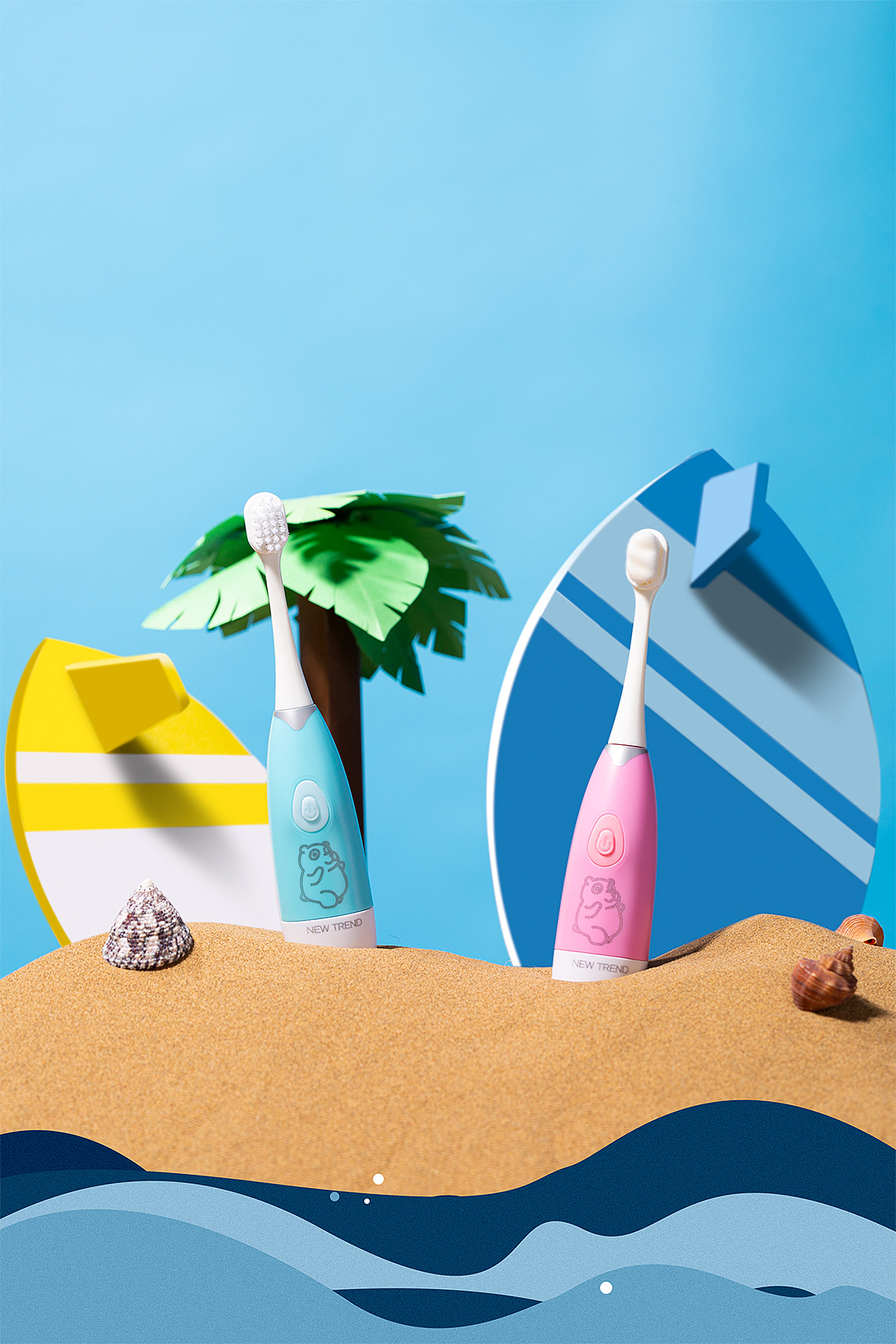 儿童牙刷拍摄/静物摄影/产品摄影（图ZMjQ1OTI3MjM2） - 产品摄影 - 站酷设计师麋鹿迷路摄影原创素材 - 站酷ZCOOL