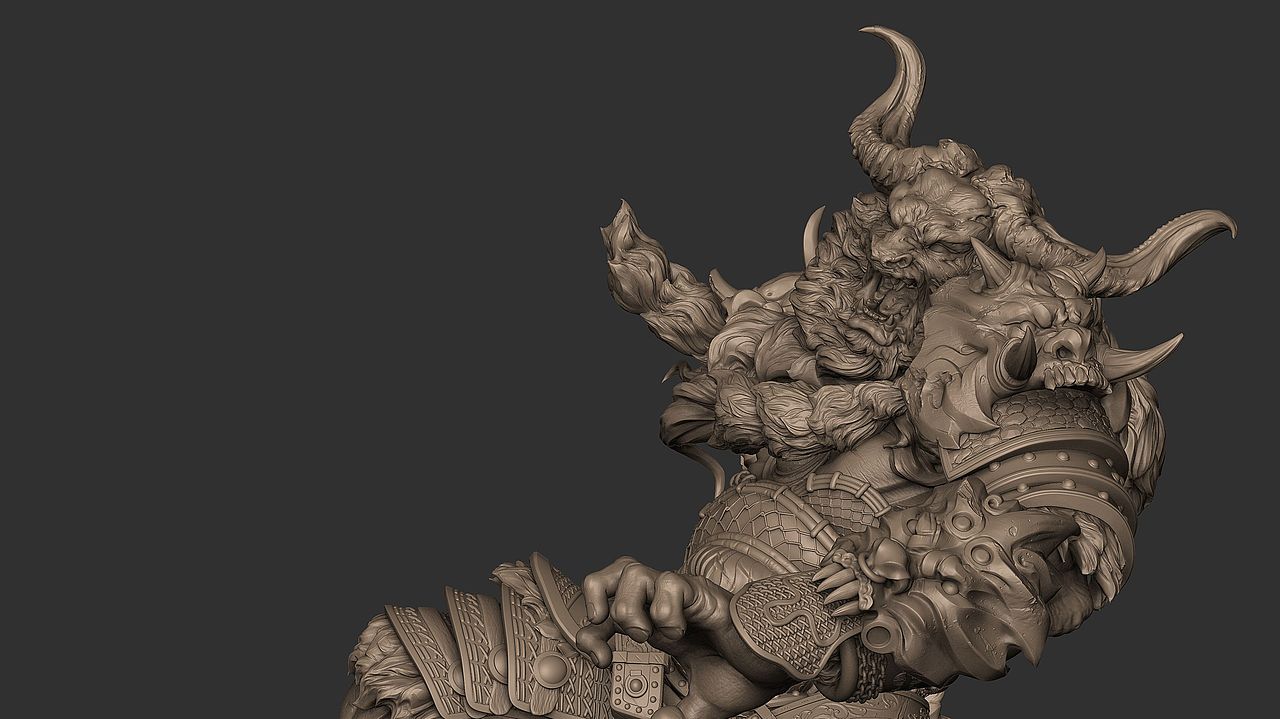 《斗战神 - 牛魔王》（图ZMTQ1MDA4MjUy） - 人物/生物 - 站酷设计师CCJ_IDEA原创素材 - 站酷ZCOOL