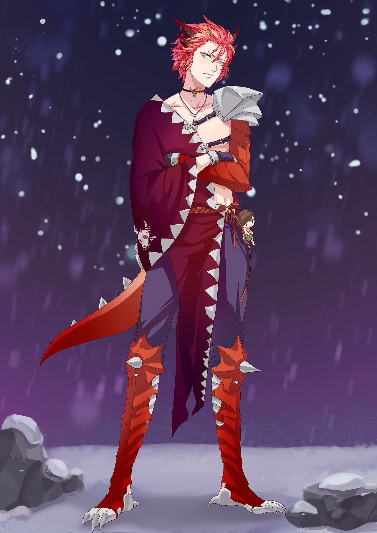 腾讯手游石器时代恐龙拟人部分作品