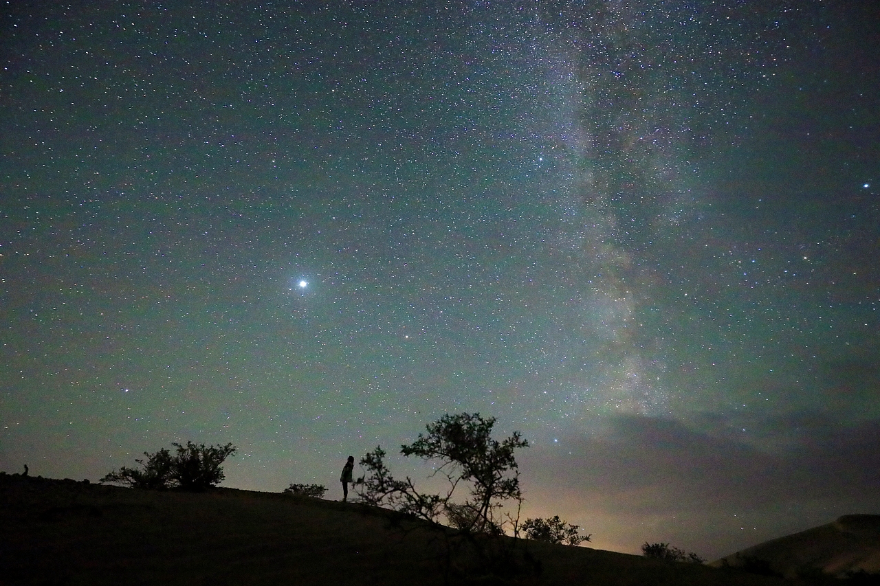 沙漠之銀河（圖ZMjc2OTc3MjQ4） - 風(fēng)光攝影 - 站酷設(shè)計(jì)師攝影師韓斌原創(chuàng)素材 - 站酷ZCOOL