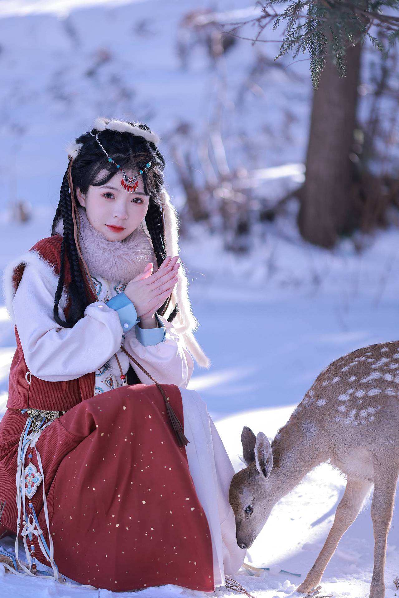 雪地里的西周九公主