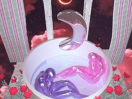 原創(chuàng)C4D建模練習-【 我是你房間的月亮 】【戀愛囚徒】