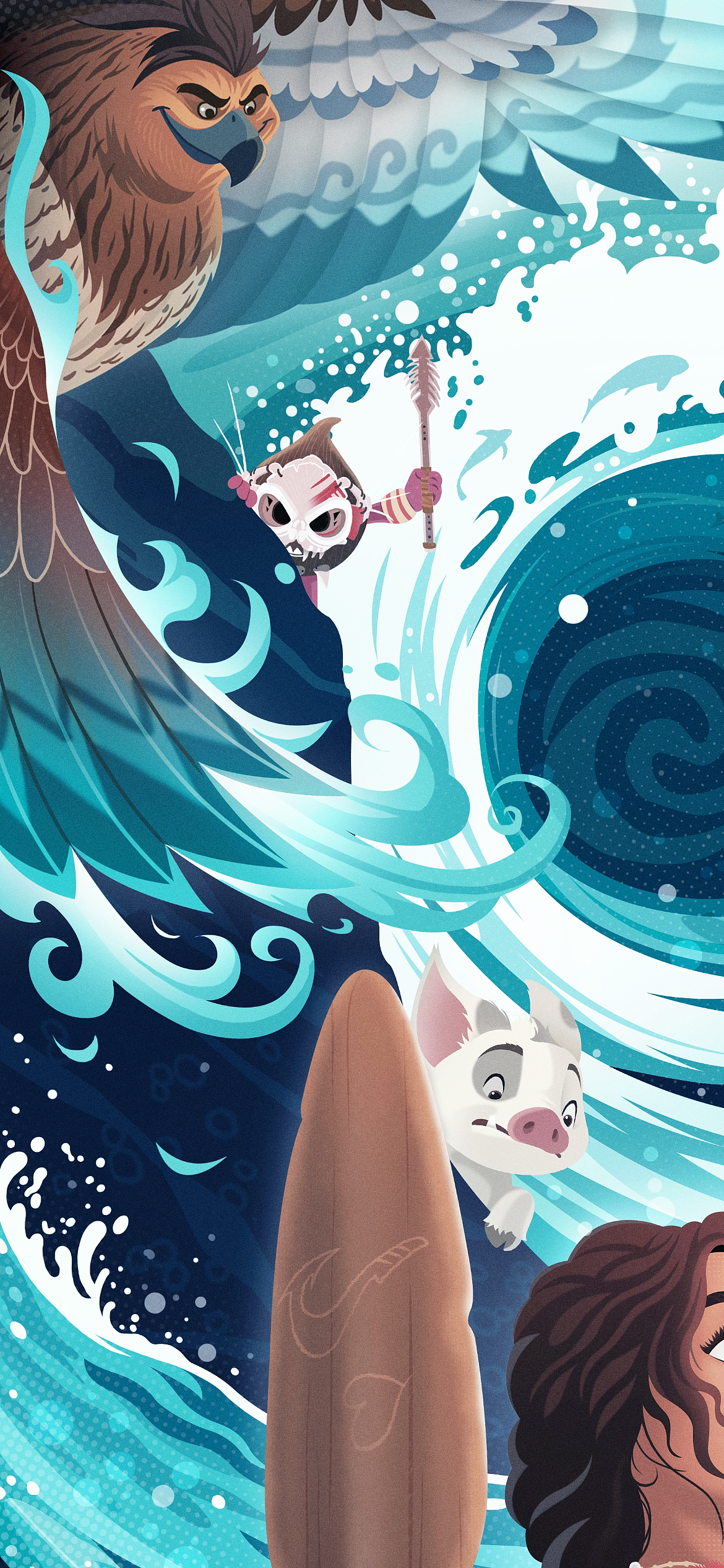 《海洋奇缘2》海报设计