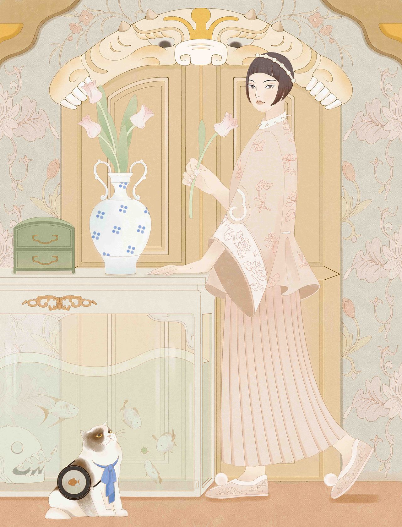 2022年插画作品总结（图ZMzI3NzYzNjE2） - 艺术插画 - 站酷设计师薇卷原创素材 - 站酷ZCOOL