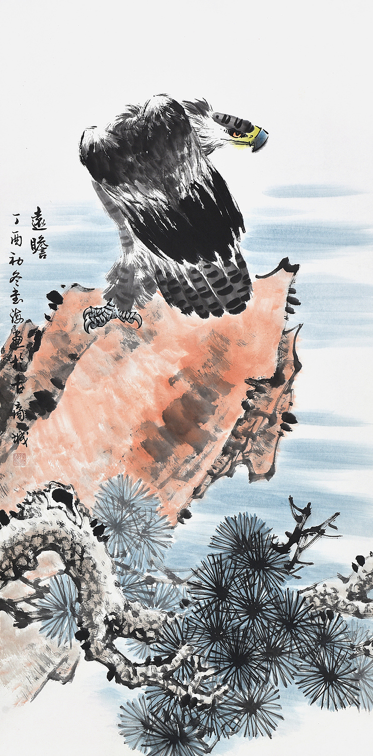 孙书海国画作品鹏程万里