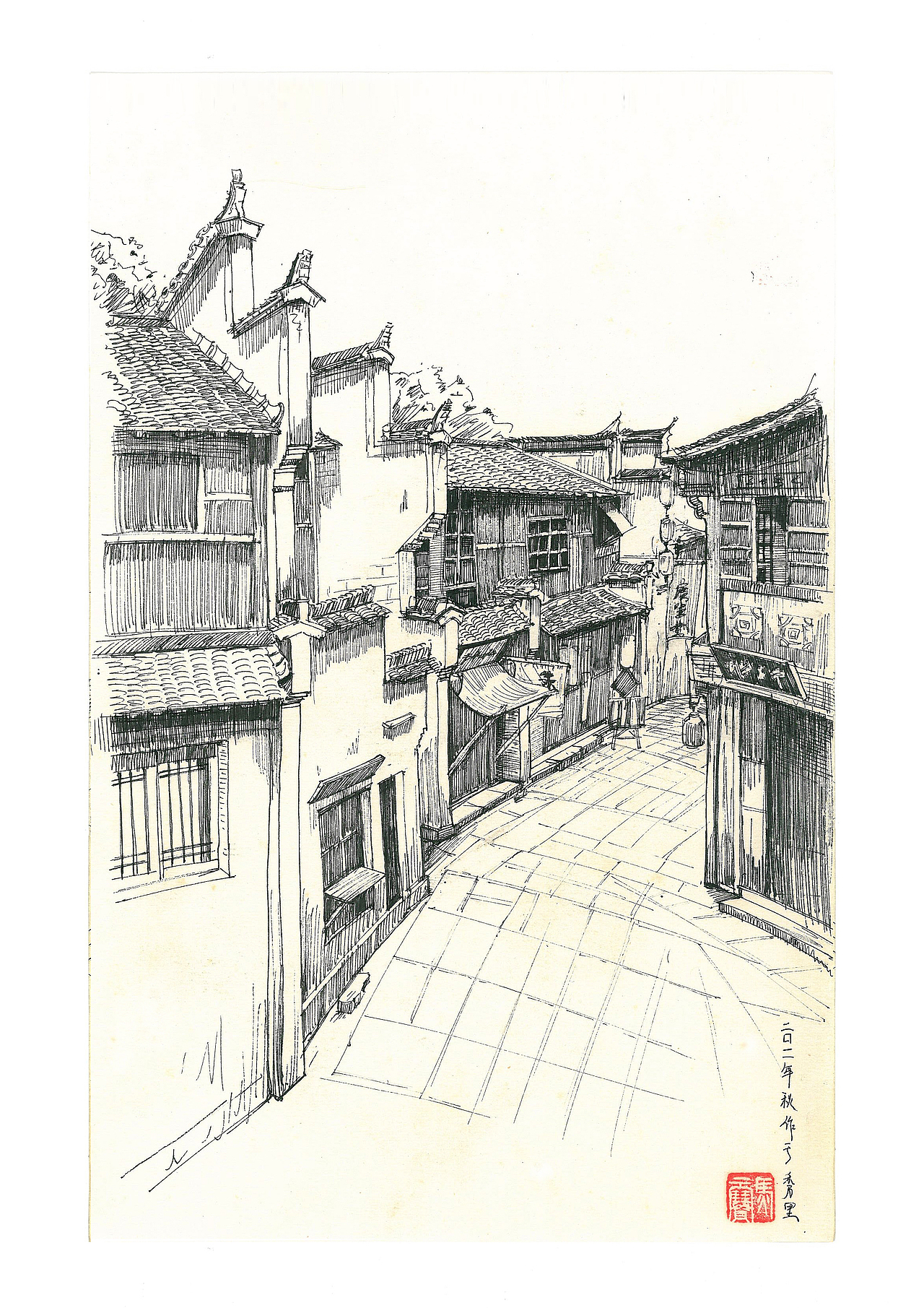 风景手绘--马赛作品