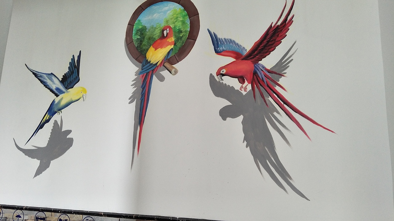 火锅店墙绘，餐饮墙绘，串串店墙绘，成都墙绘（图ZMjQyMjk3MDk2） - 新锐潮流插画 - 站酷设计师成都墙绘壁画原创素材 - 站酷ZCOOL