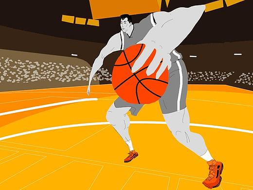 现实很骨感-完不成的逐帧动画【篮球篮球】