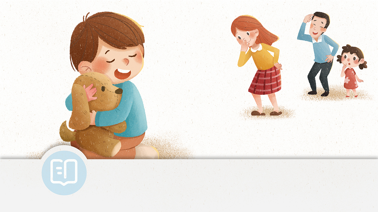 儿童插画绘本.心爱的小狗（图ZMjI1MjY1MTk2） - 绘本 - 站酷设计师可爱的白白子原创素材 - 站酷ZCOOL