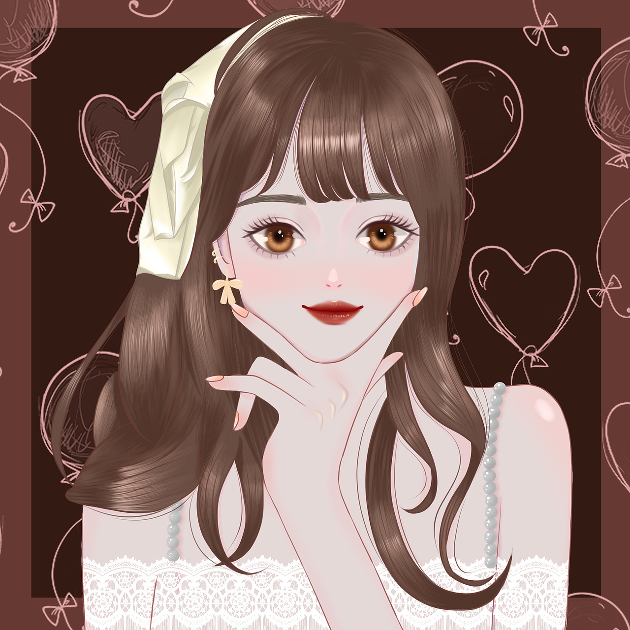 人像手绘插画（图ZMjQzMTA5OTI4） - 艺术插画 - 站酷设计师柔宝roy原创素材 - 站酷ZCOOL