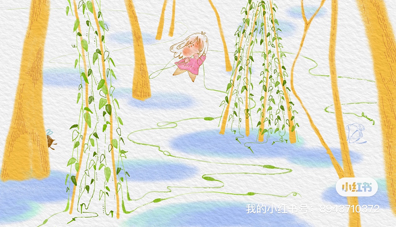 植物园小记｜创意插画速写（图ZMzU2MTM4Mjg0） - 绘本 - 站酷设计师墩条用绘本记录生原创素材 - 站酷ZCOOL