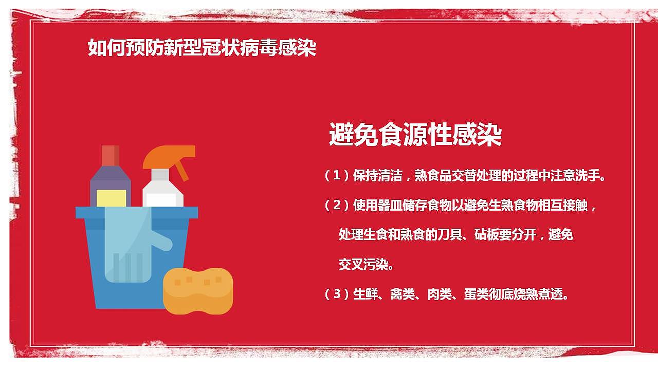 武汉加油一起战胜新型冠状病毒肺炎PPT模板