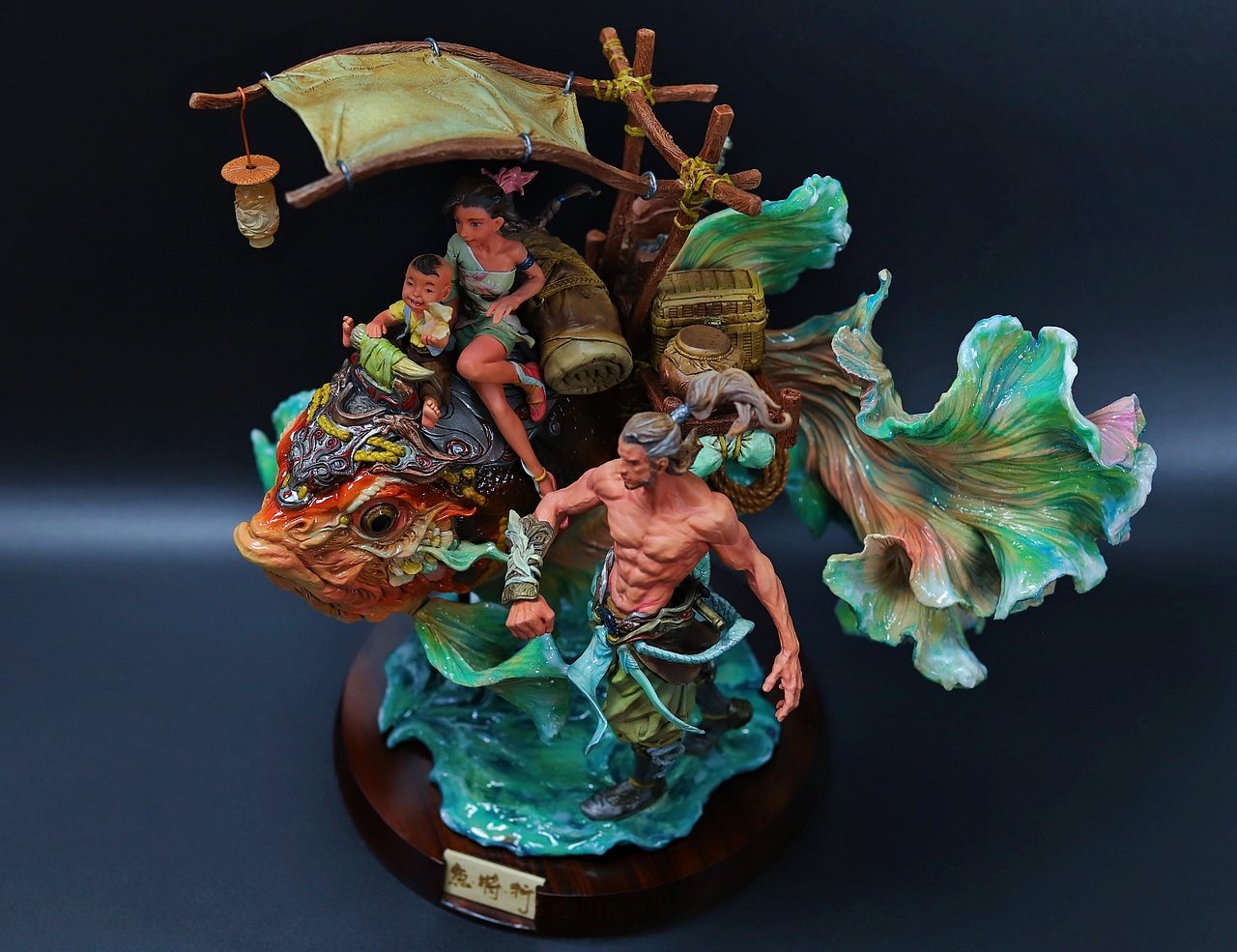 鱼将行涂装成品（图ZMjU3Mzg5MzU2） - 手办/模玩 - 站酷设计师老鸟Studio原创素材 - 站酷ZCOOL