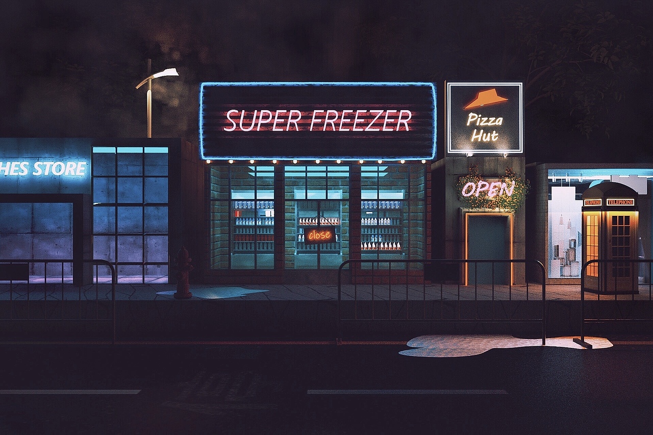 雨夜（图ZMTMzOTUwNDk2） - 场景 - 站酷设计师冬廿是贰拾原创素材 - 站酷ZCOOL