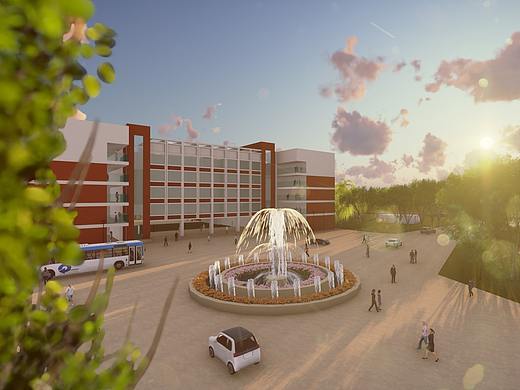 景观设计大型学校