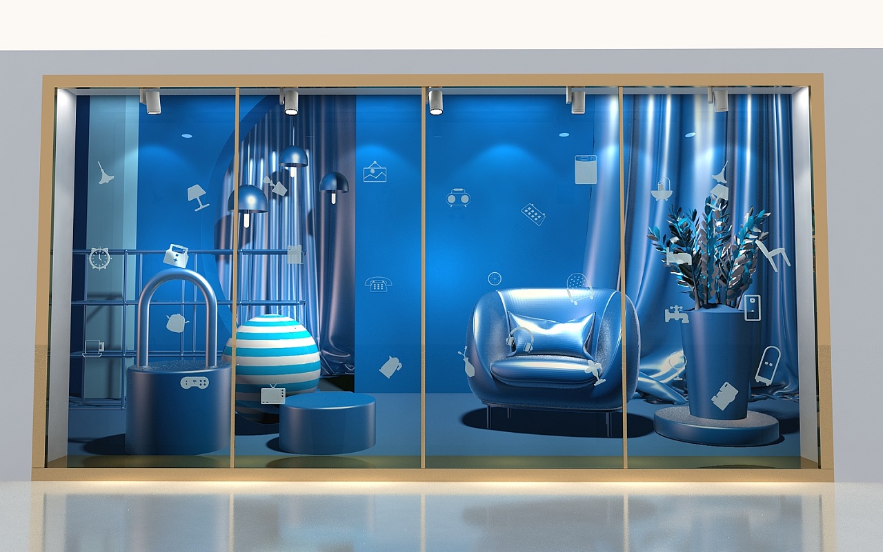 橱窗设计效果图