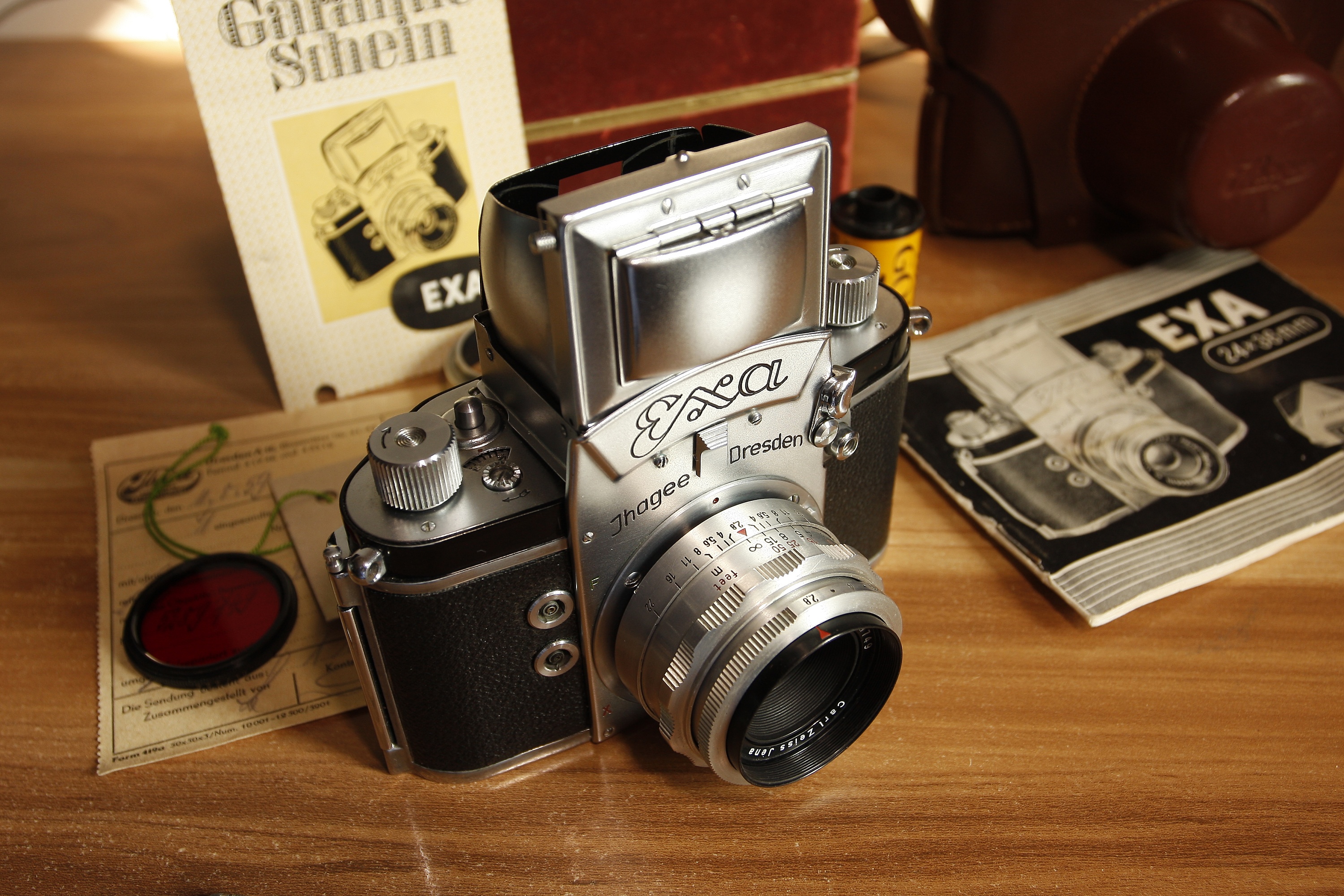 穿越时空-德国exa爱克山泰单反相机