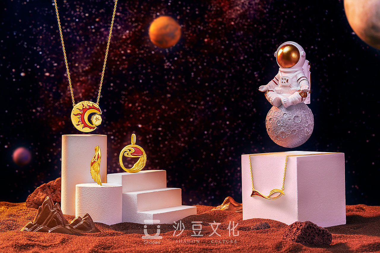 沙豆文化 周大福『中国航天』 珠宝首饰摄影（图ZMjc2ODkyMTUy） - 产品摄影 - 站酷设计师沙豆文化原创素材 - 站酷ZCOOL