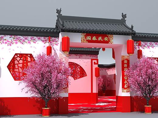 新年活动美陈