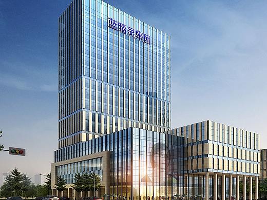 浙江融社装饰经典案例--蓝睛灵办公楼