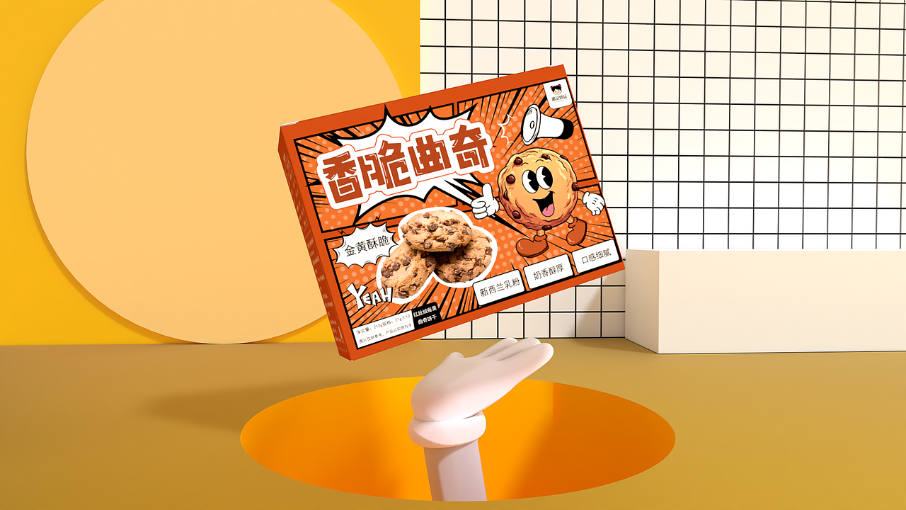 香脆曲奇包装提案【逐浪派对】