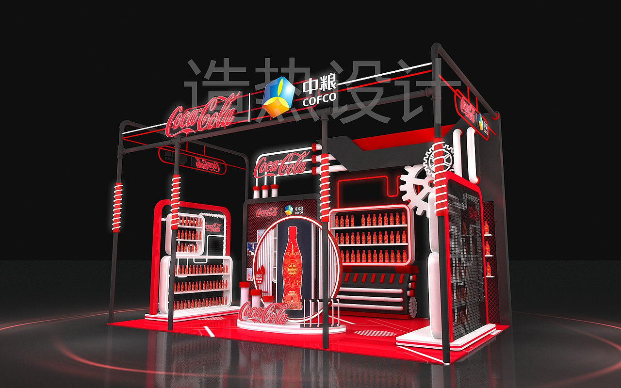 可口可乐路演展示（图ZMjcwNjMzMjUy） - 展陈设计 - 站酷设计师造热设计原创素材 - 站酷ZCOOL