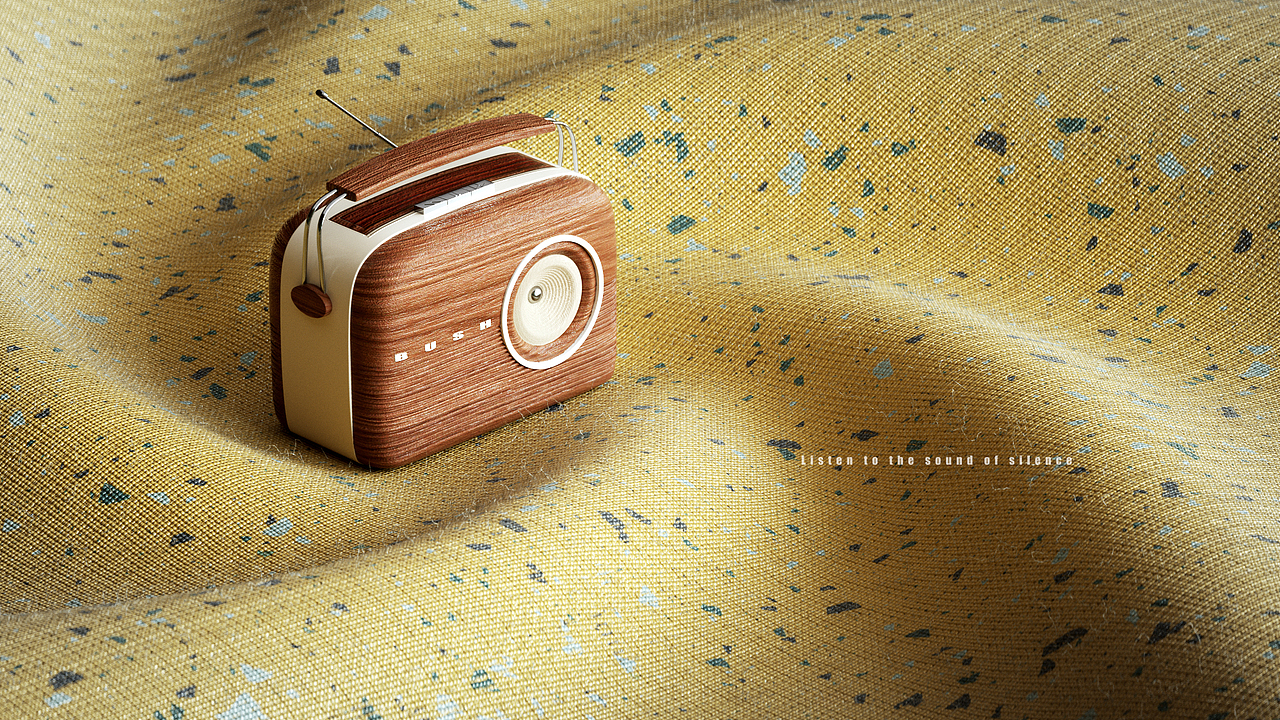 【产品渲染练习-音箱产品&C4D】