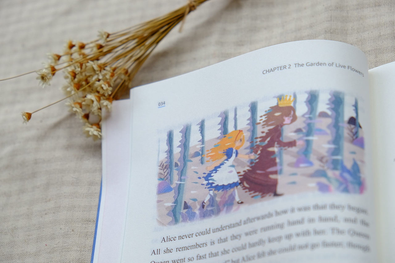 ✨5月工作报告✨ 百词斩阅读计划—《Alice Through the Looking-glass》（图ZNTQxOTQ4MDg=） - 商业插画 - 站酷设计师INCCO原创素材 - 站酷ZCOOL