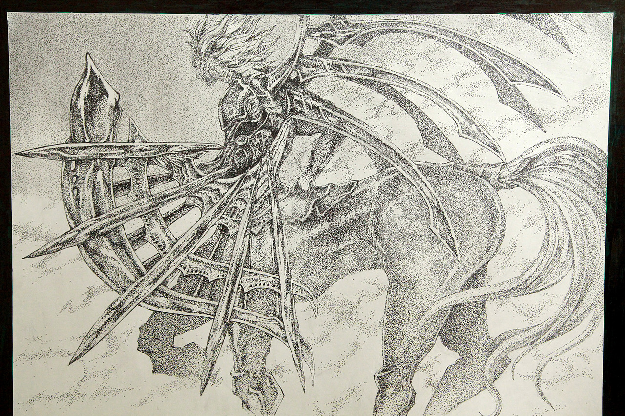 点绘临摹伊斯力觉醒体