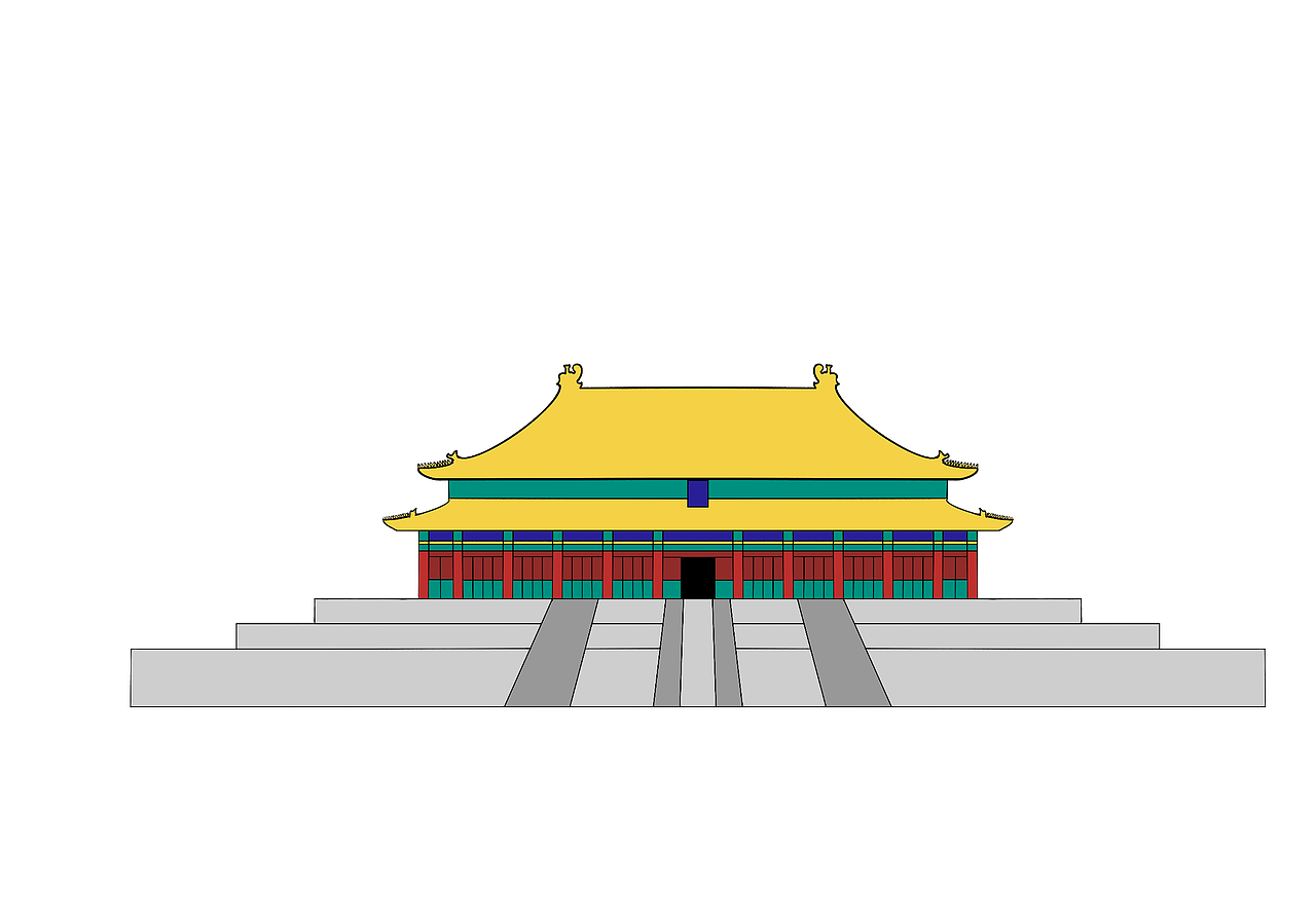 扁平故宫-太和殿