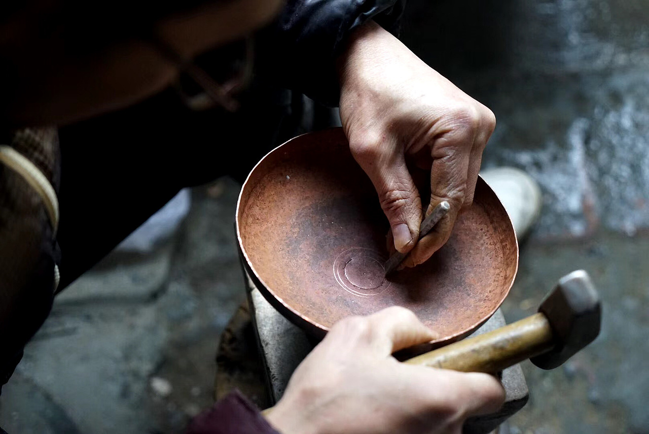 铜灯罩制作过程|手工艺|其他手工艺|触造touge_原创作品-站酷zcool