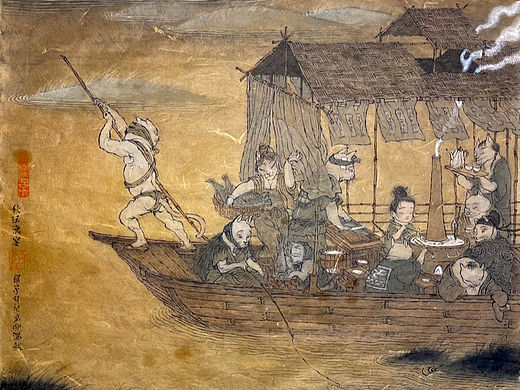 《秋江漁宴》明子