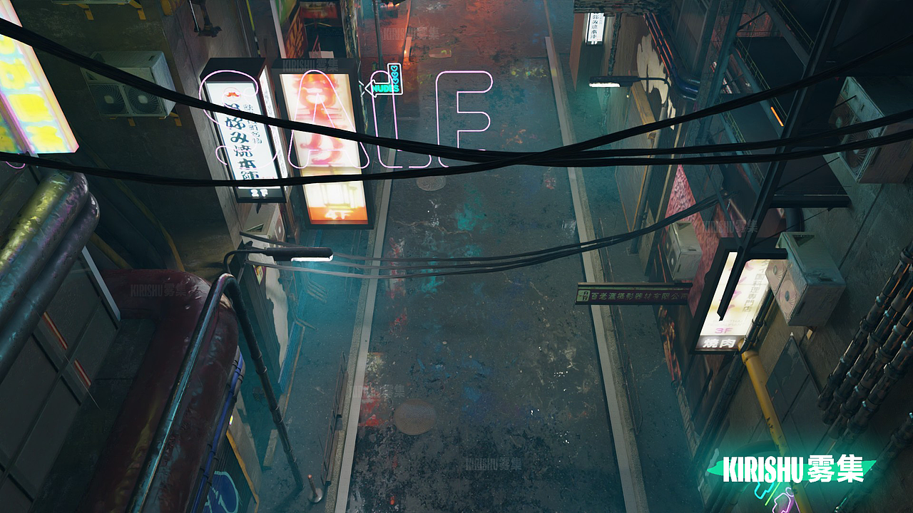 UE5-赛博场景《夜返迷途》（图ZMzQ4MTUxNTI4） - 场景 - 站酷设计师KIRISHU雾集原创素材 - 站酷ZCOOL