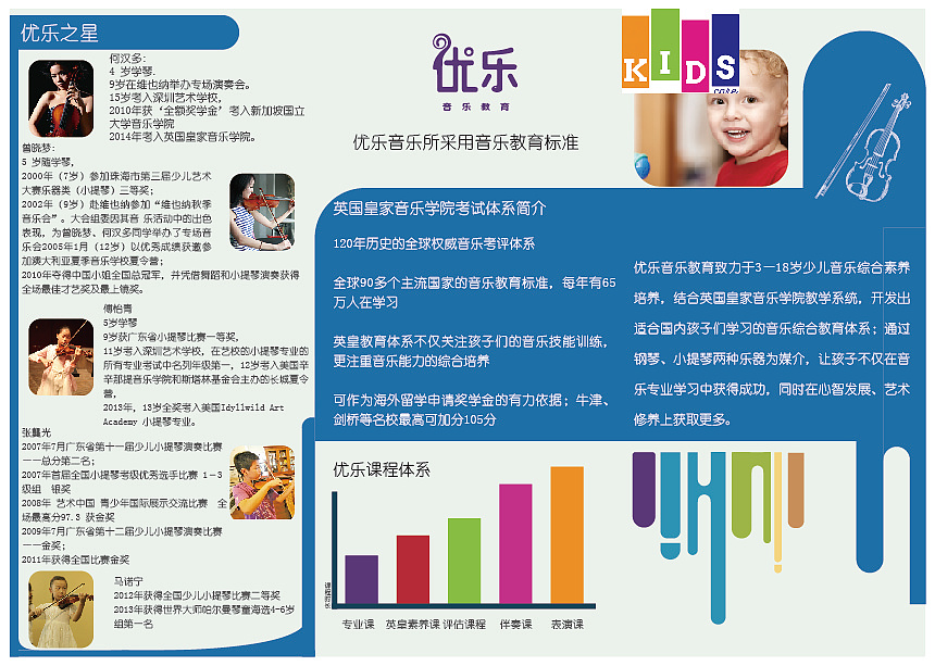 优乐音乐培训三折页（图ZMTY0MDc0MzY4） - 宣传物料 - 站酷设计师小艾不懂设计原创素材 - 站酷ZCOOL