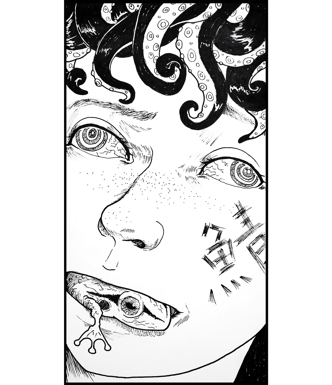 🈚️（图ZMjA1MzkwOTgw） - 新锐潮流插画 - 站酷设计师贺灵生原创素材 - 站酷ZCOOL