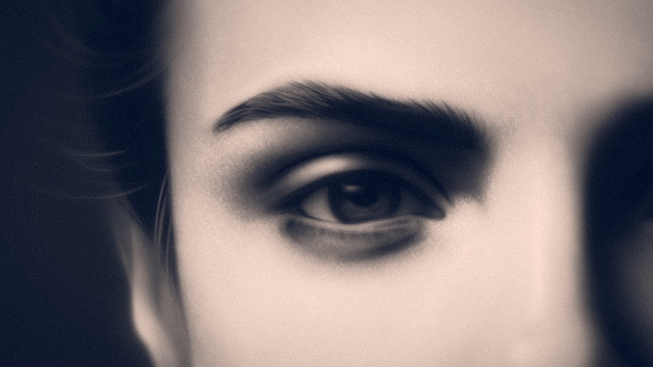 PS手绘教程：超模Cara Delevingne（卡拉迪瓦伊）（图ZMzczNDMwNjg=） - 创作习作 - 站酷设计师野孩子涂鸦原创素材 - 站酷ZCOOL