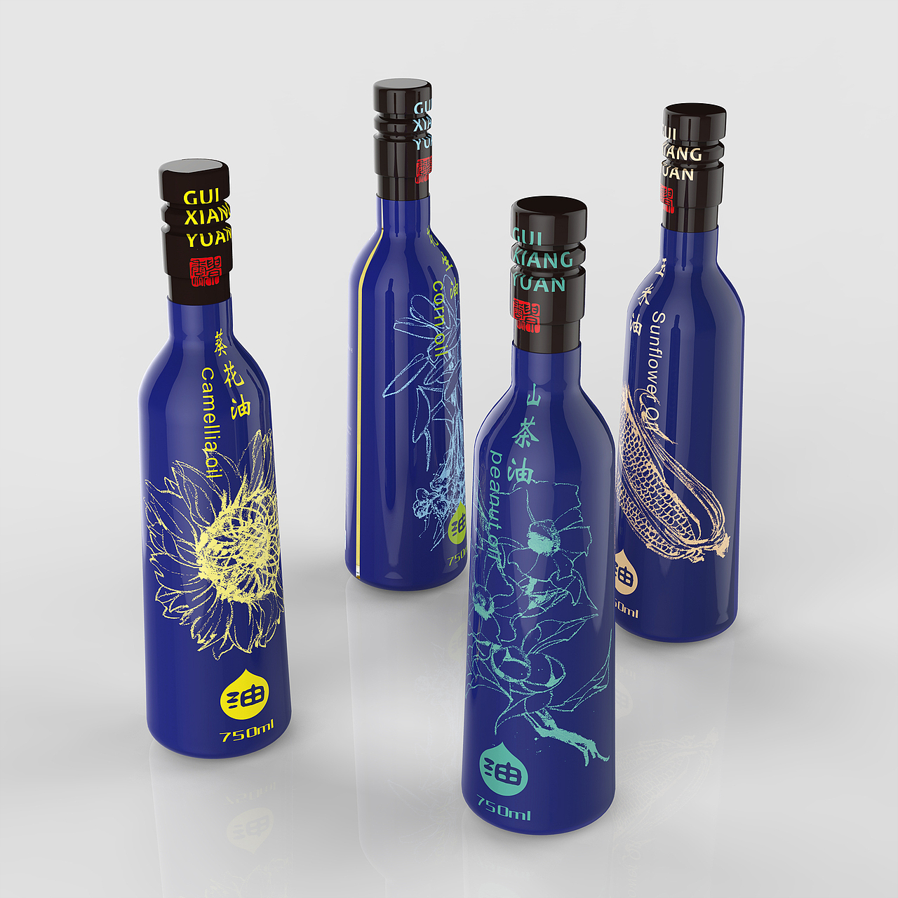 整理部分自己做的不同风格的包装设计