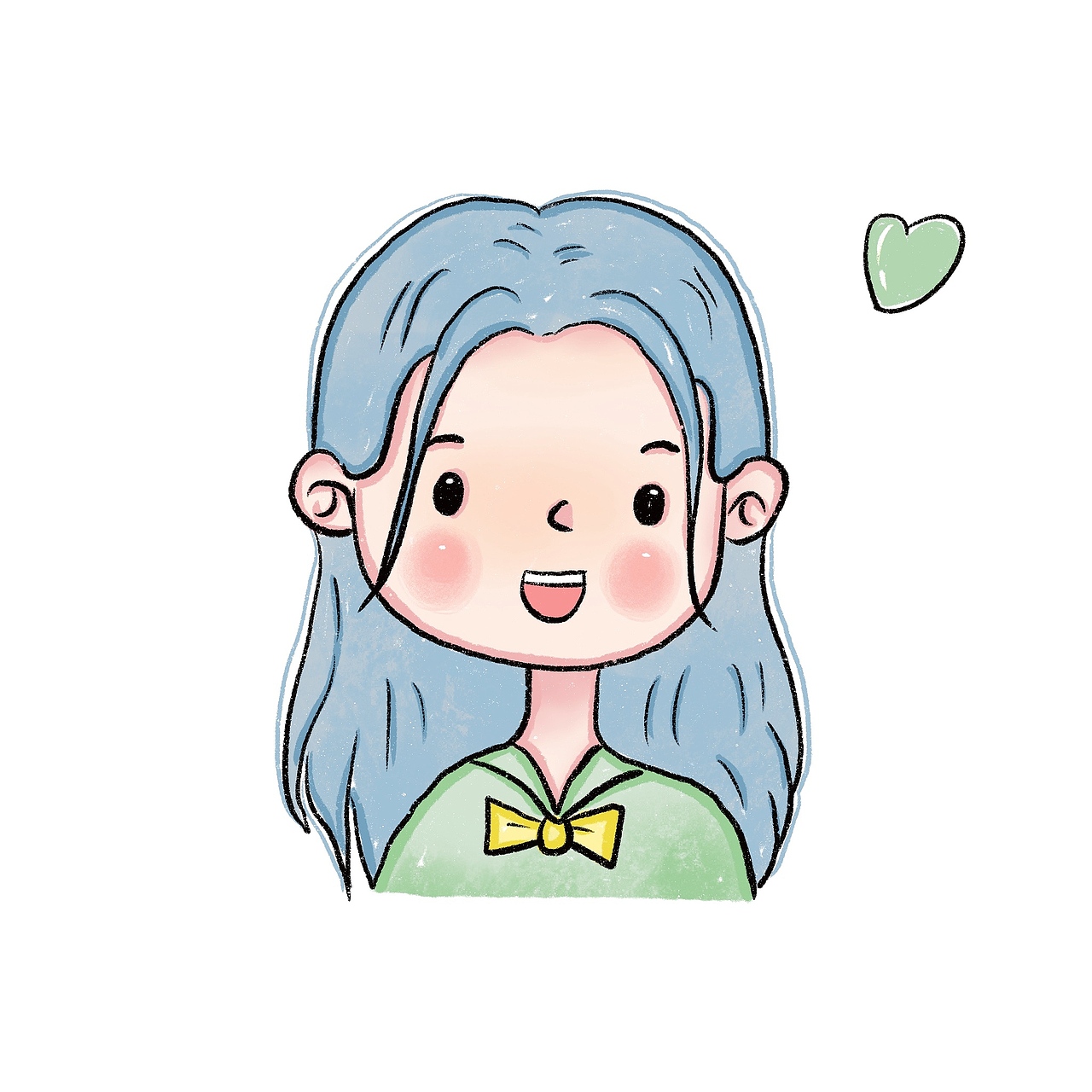 女生可爱头像:简简单单 可可爱爱